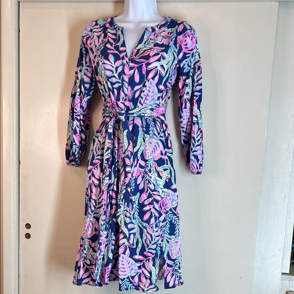 Lilly Pulitzer Floral Sea Print Women's Dress size XS